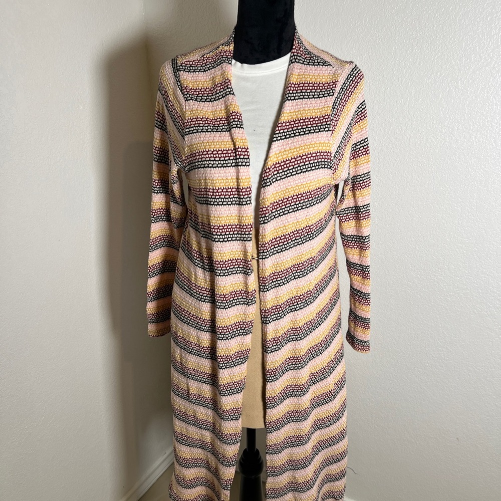 Chic Striped Women's Cardigan
